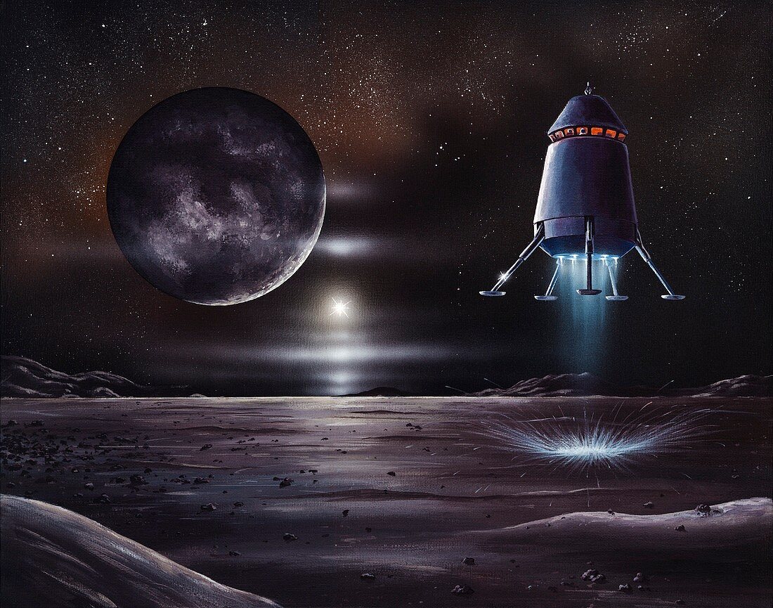 Manned mission to Charon,artwork