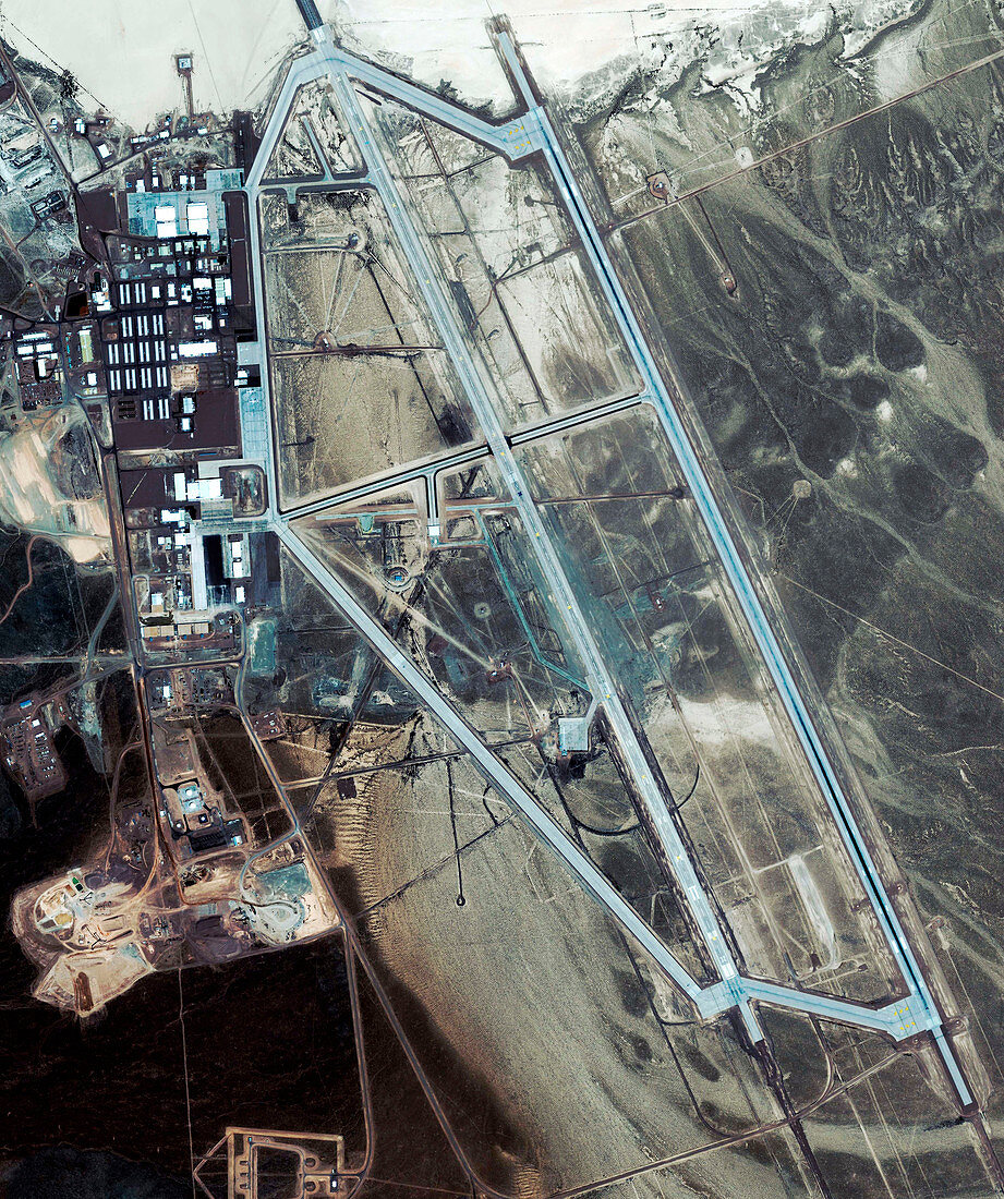 Area 51 UFO site,satellite image