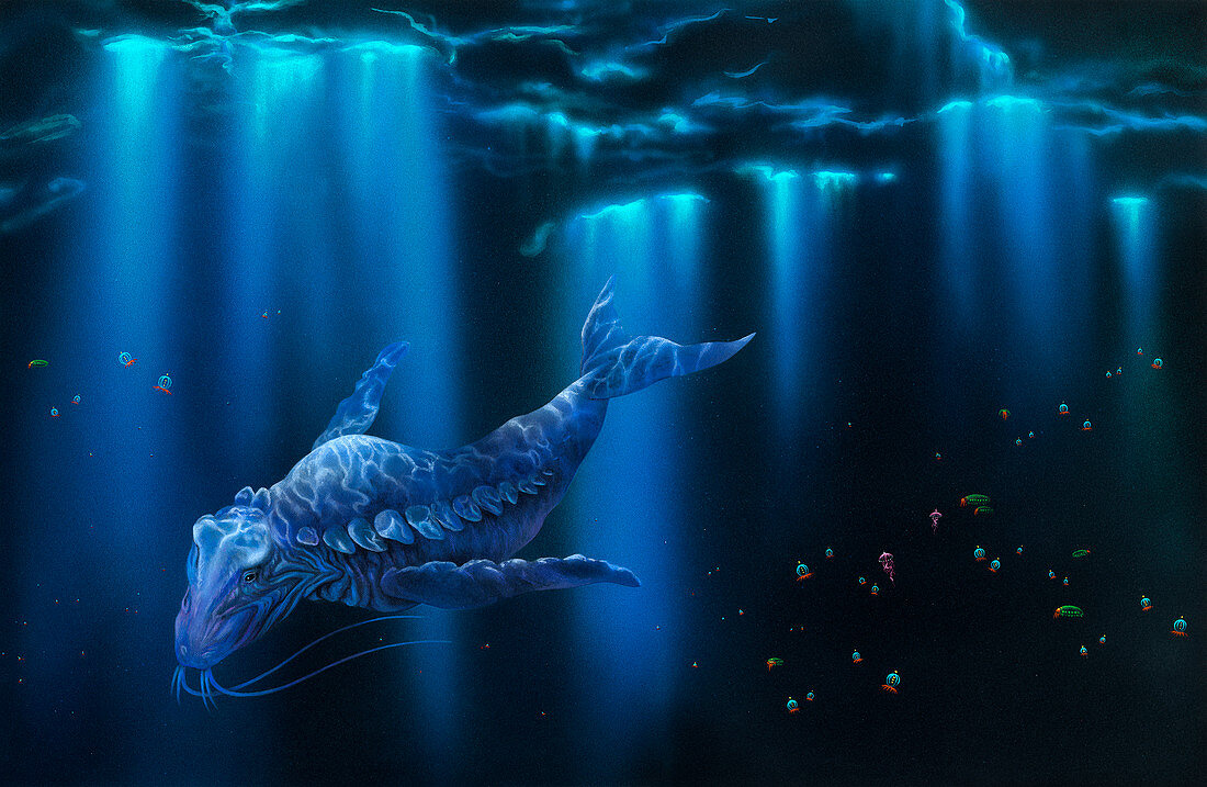 Alien life form underwater