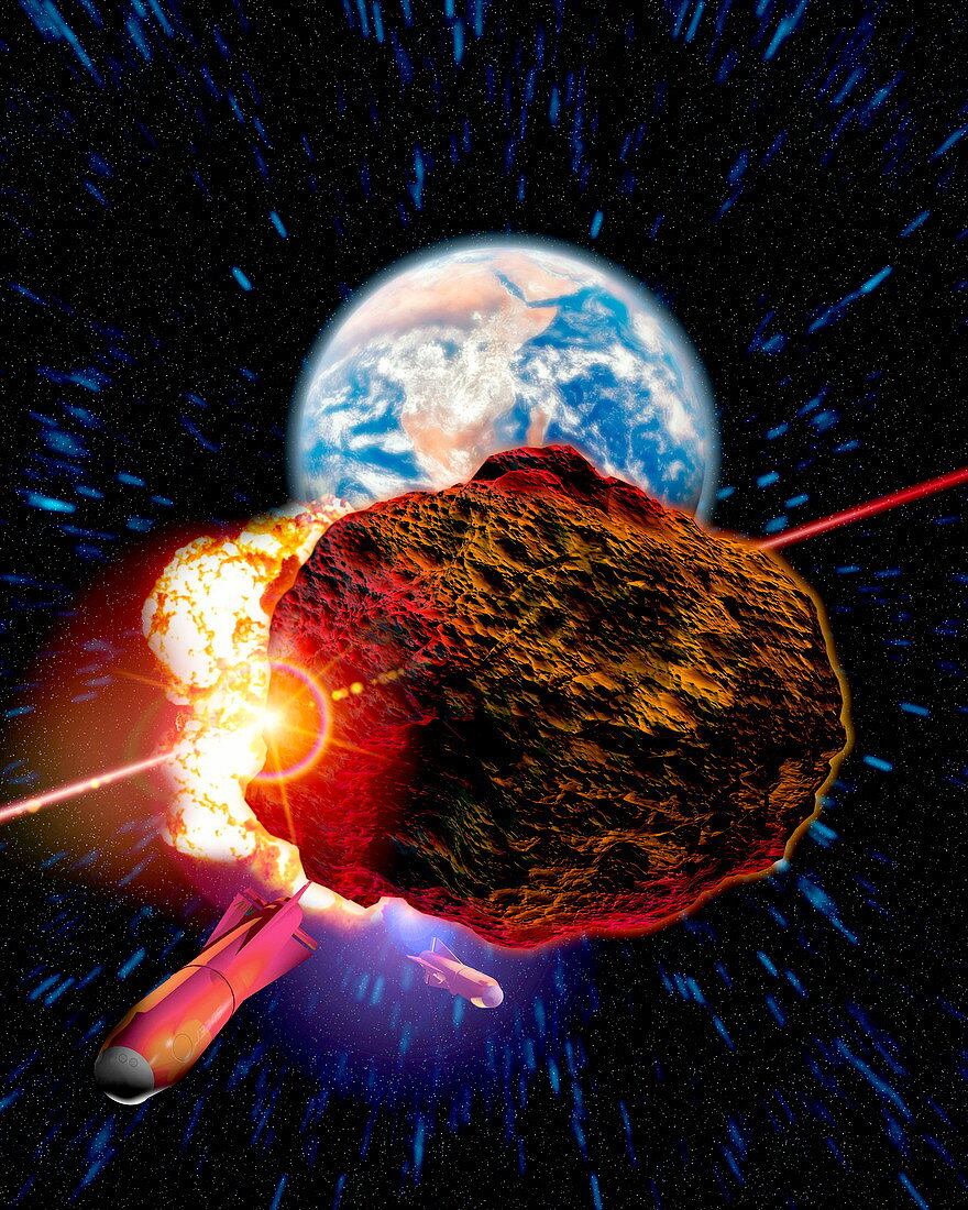 Asteroid deflection