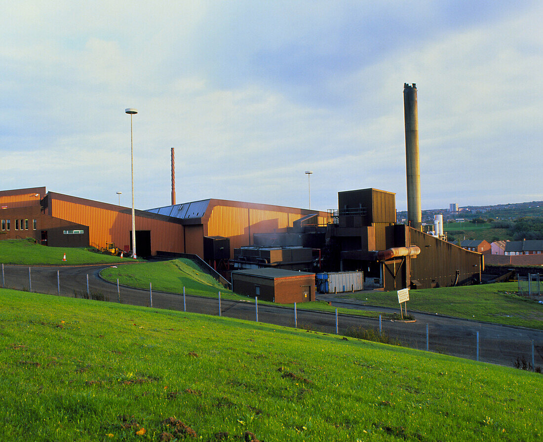 Byker Refuse Reclamation power plant,Newcastle