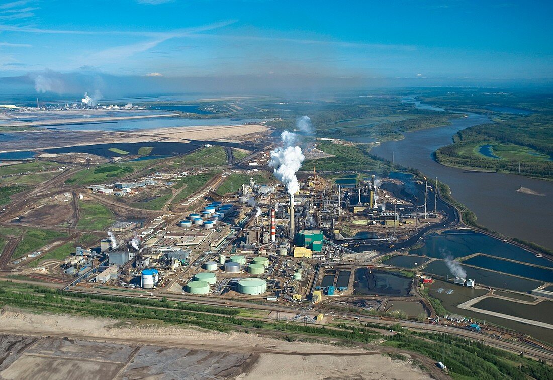 Oil processing plant,Athabasca Oil Sands