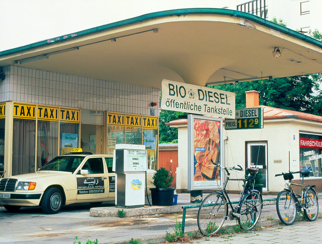 Biodiesel filling station in Germany