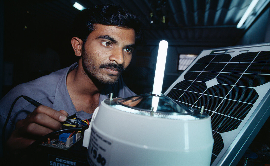 Solar lantern manufacture