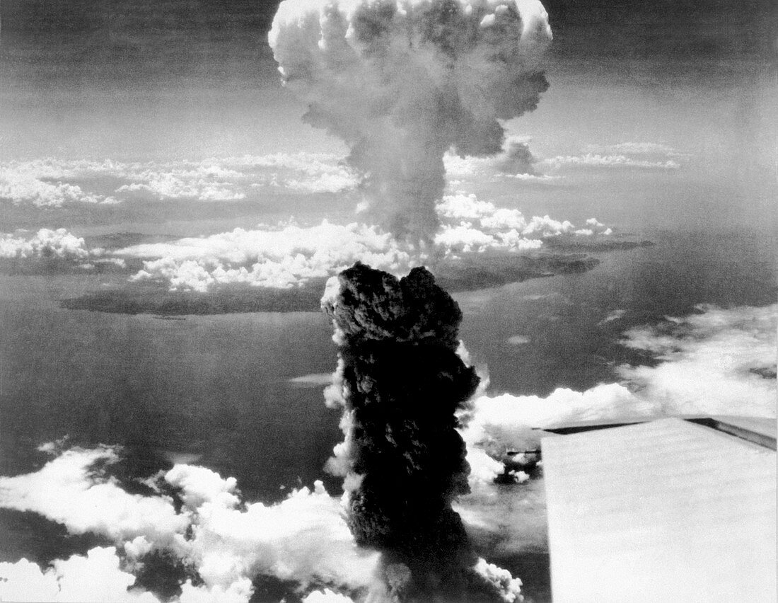 Atomic burst over Nagasaki