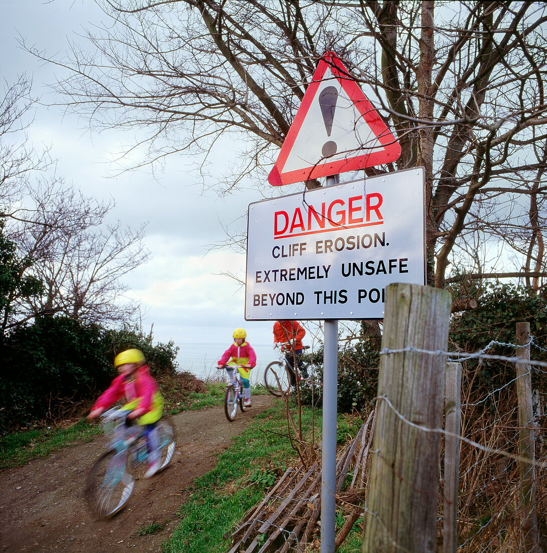 Erosion warning