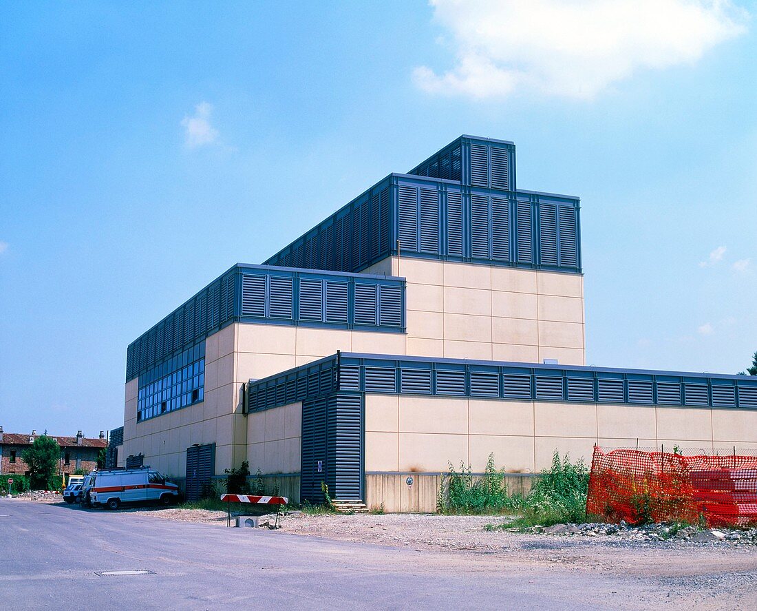 View of the outside of a fuel cell power station
