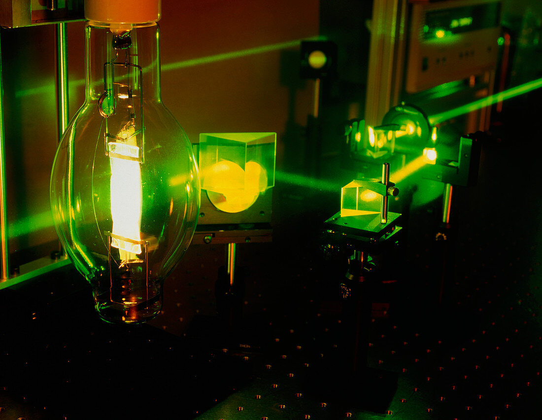 Laser bulb research