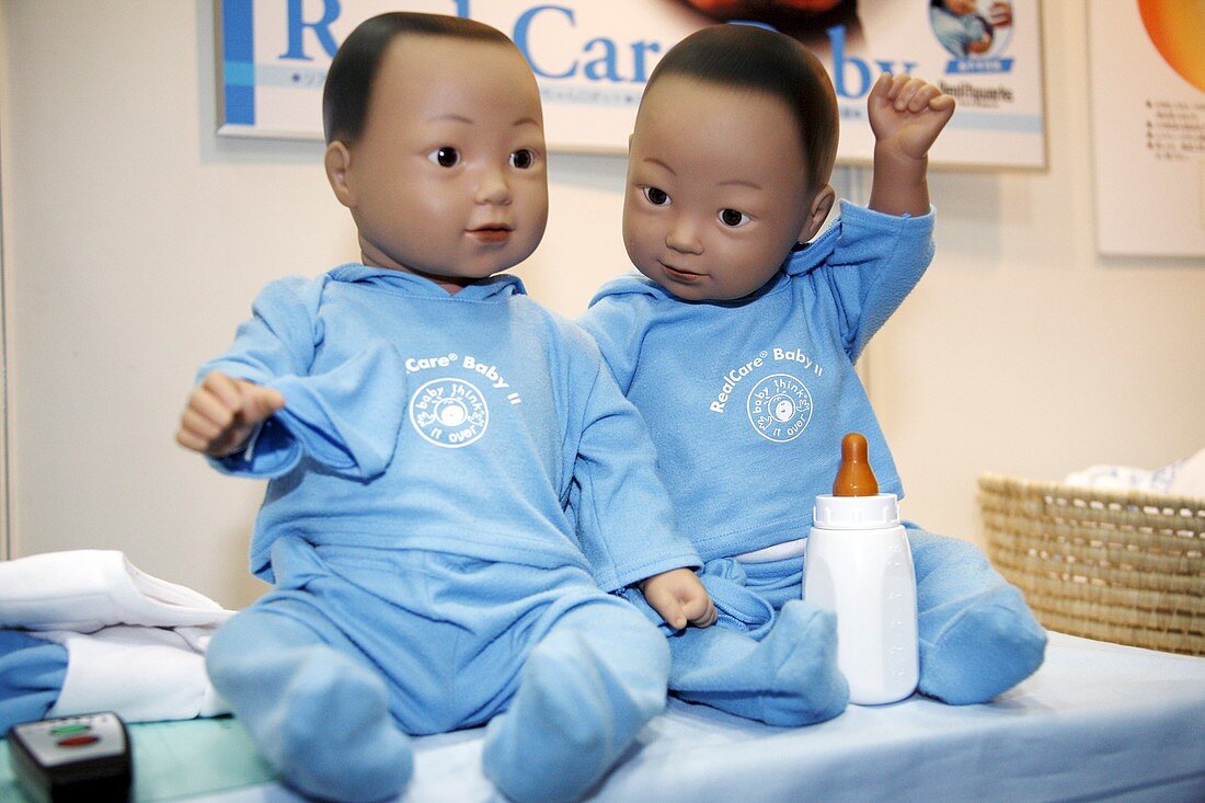 Toy baby robots,Japan