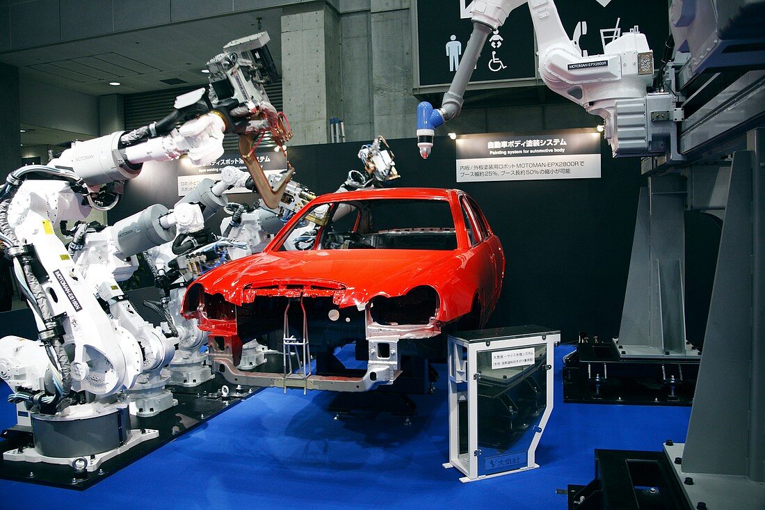 Industrial production line robots,Japan