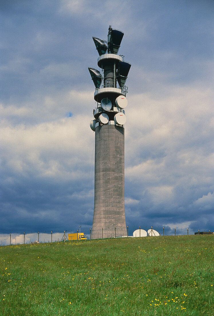 BT microwave relay tower near Macclesfield