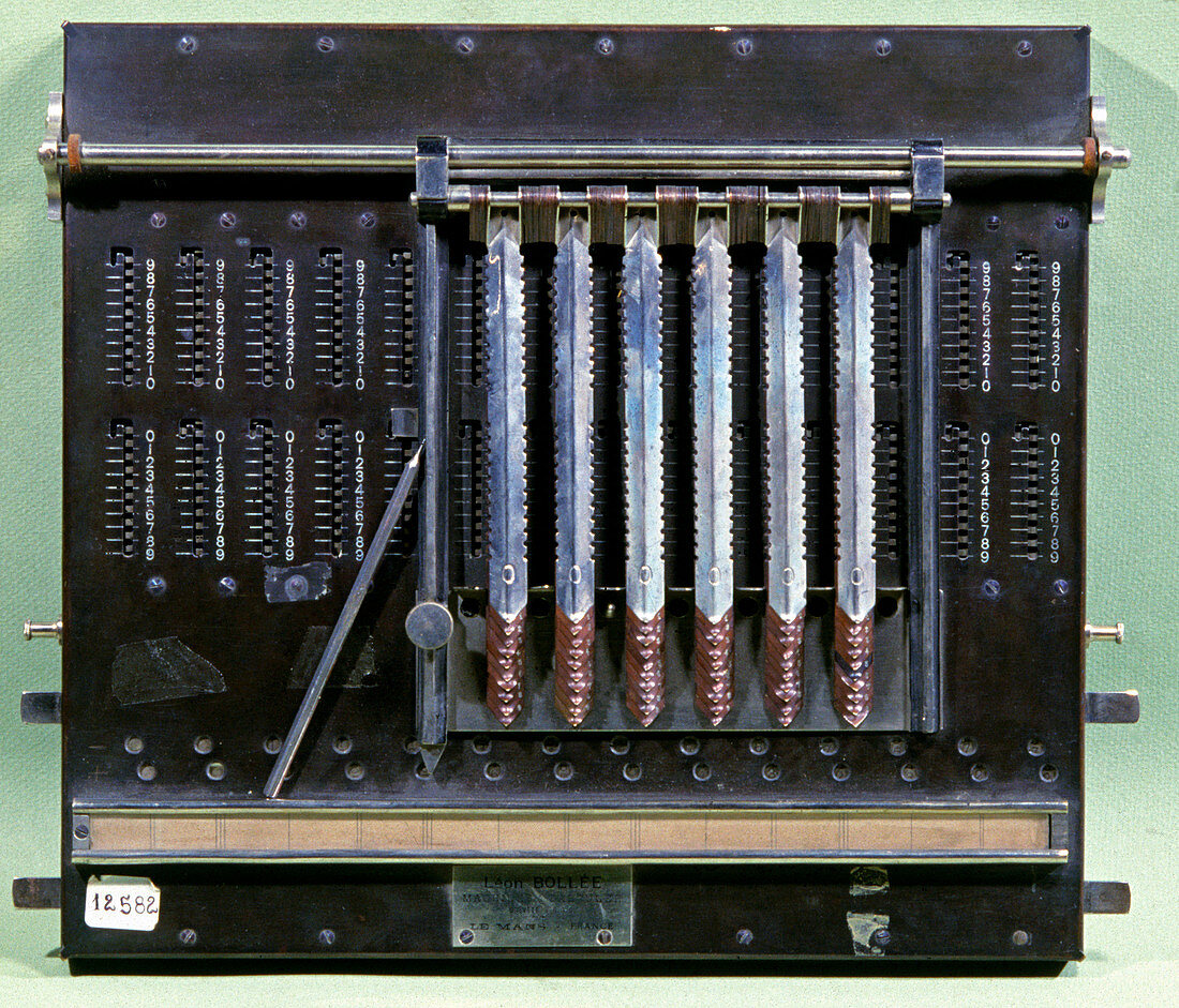 Bollee's calculating machine,circa 1905