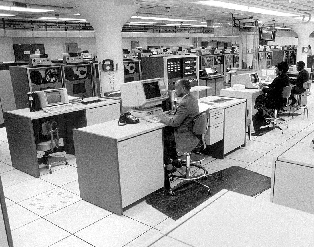 UNIVAC I operators,1950s