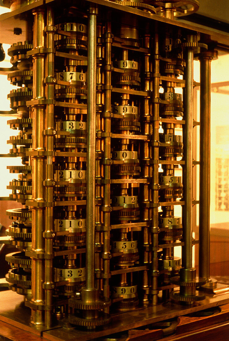 Remains of Babbage's original difference engine