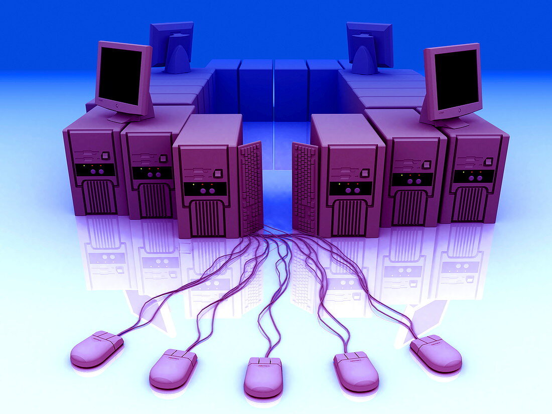 Group of personal computers