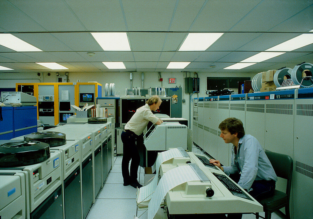 Computer room at Fermilab