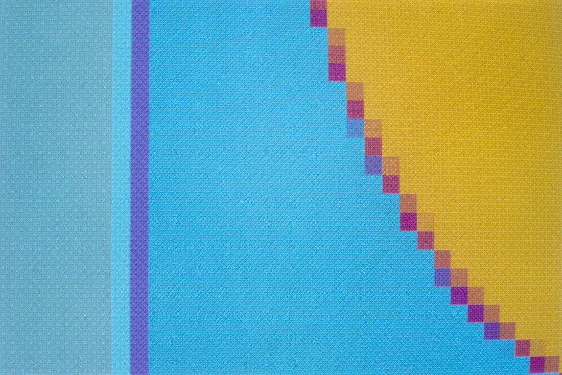 Abstract computer graphic pattern showing pixels