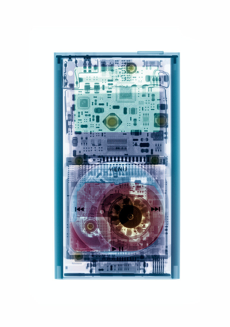 Ipod mini,coloured X-ray