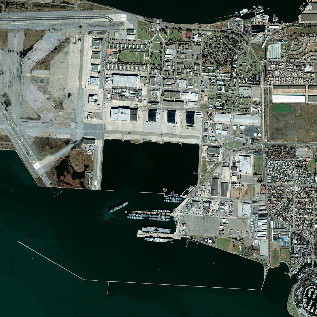 Alameda Point,former US Navy base