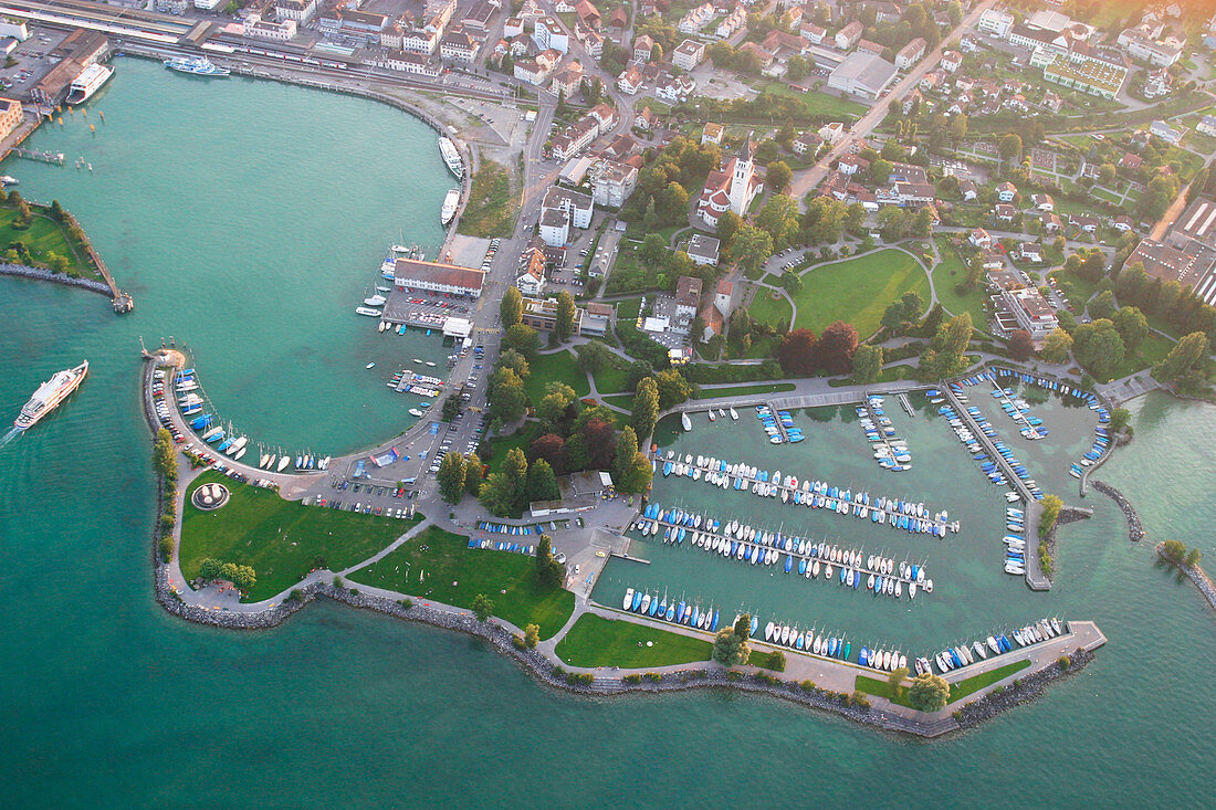 Romanshorn harbour,Switzerland