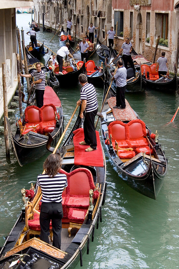 Gondolas,Venice,Italy