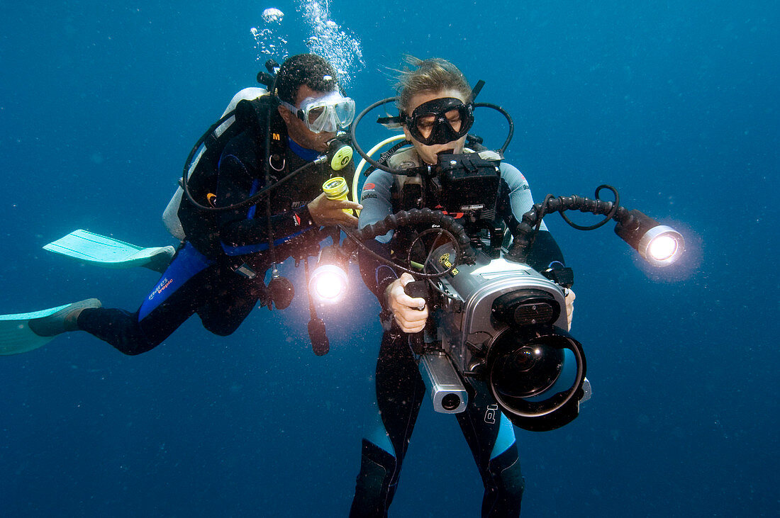 Underwater filming