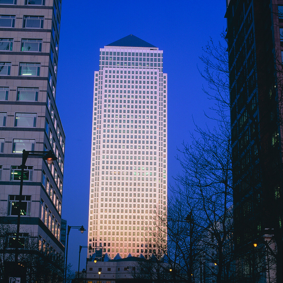 Tower at Canary Wharf,Isle of Dogs,London