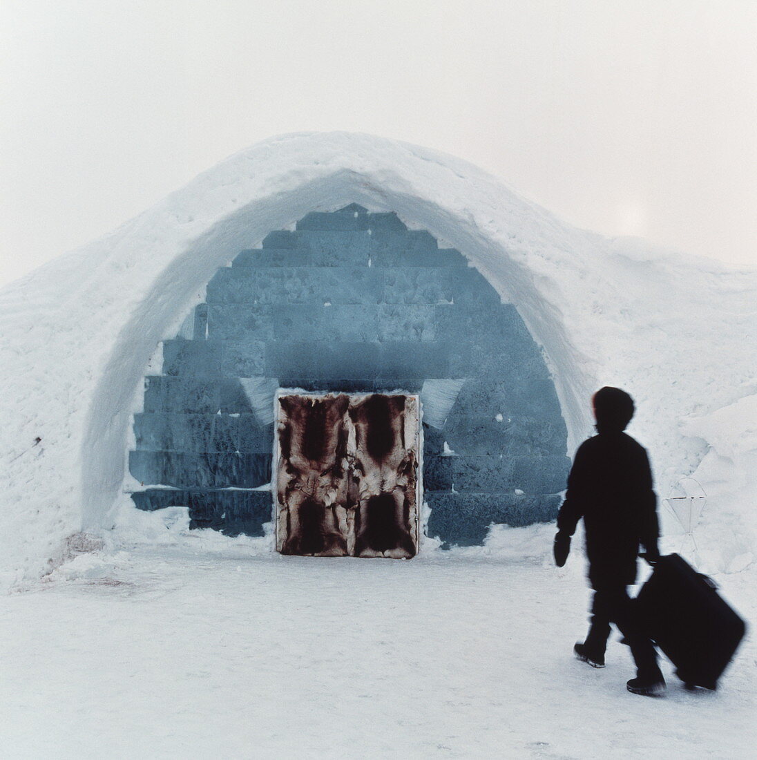 Ice Hotel entrance