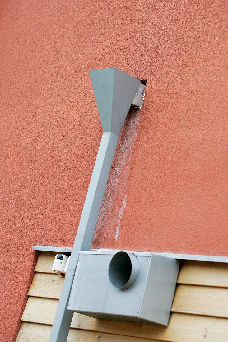 Guttering and ventilation inlet