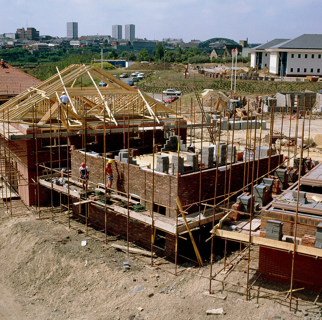 Building site for construction of new houses