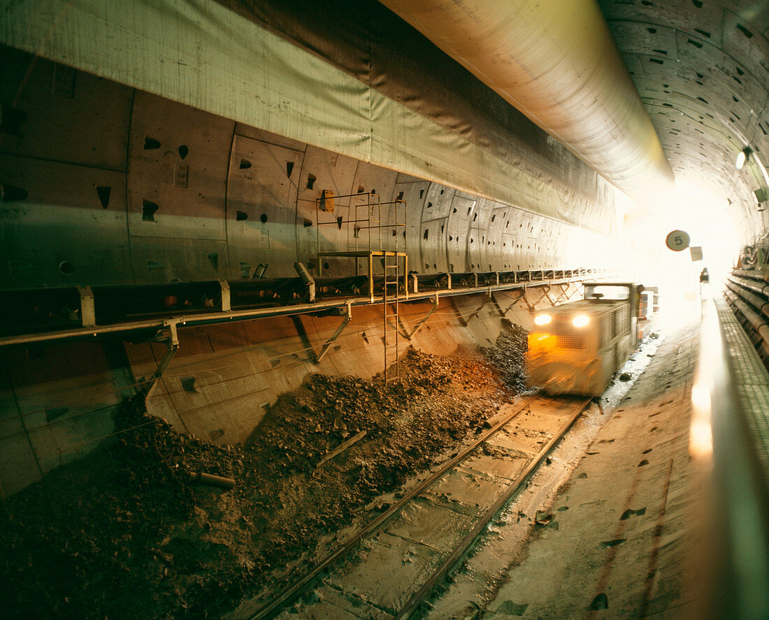 Channel Tunnel Rail Link construction