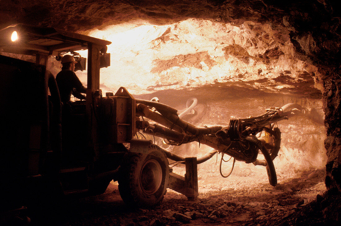 Gypsum mining