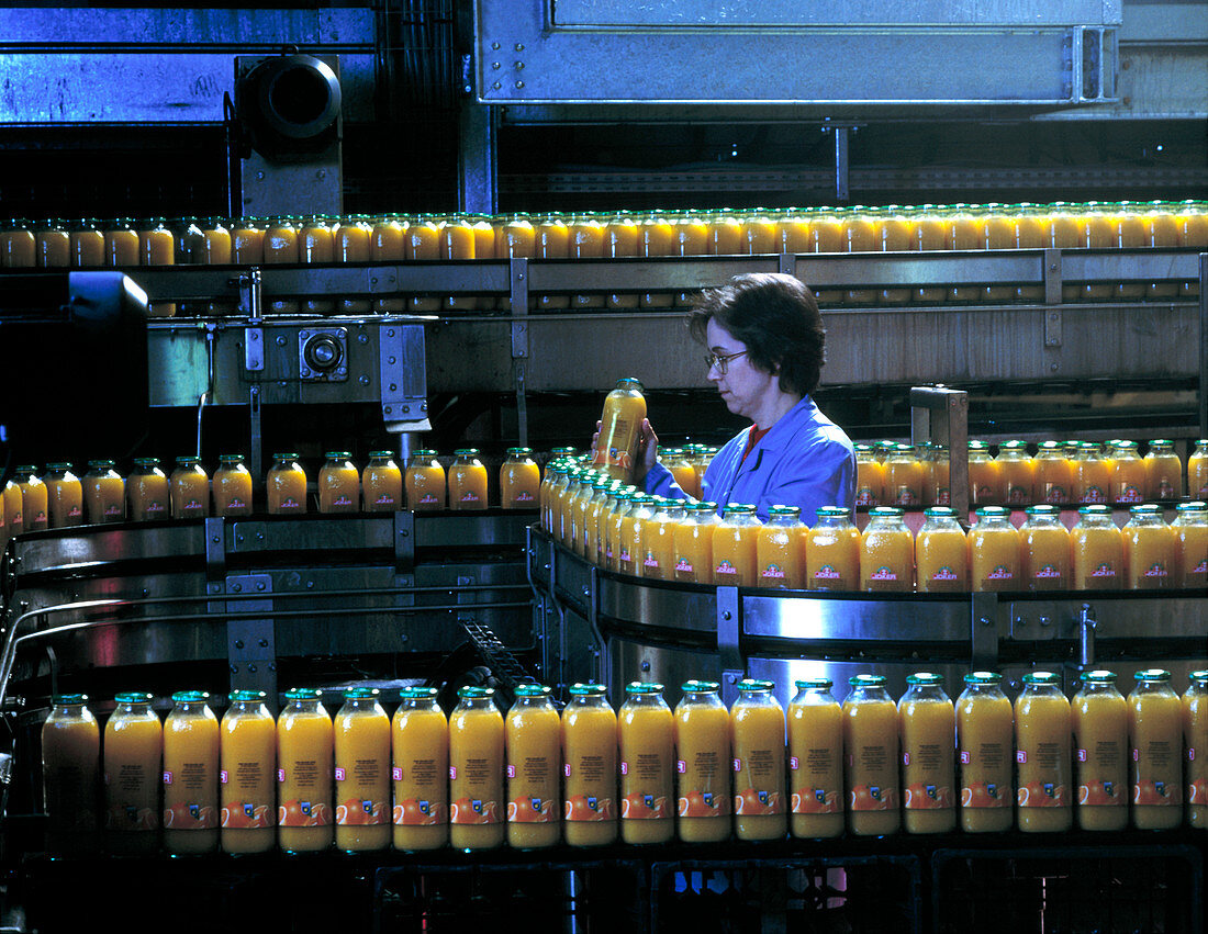 Orange juice production