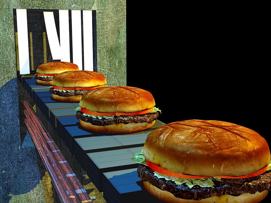Burger factory,artwork