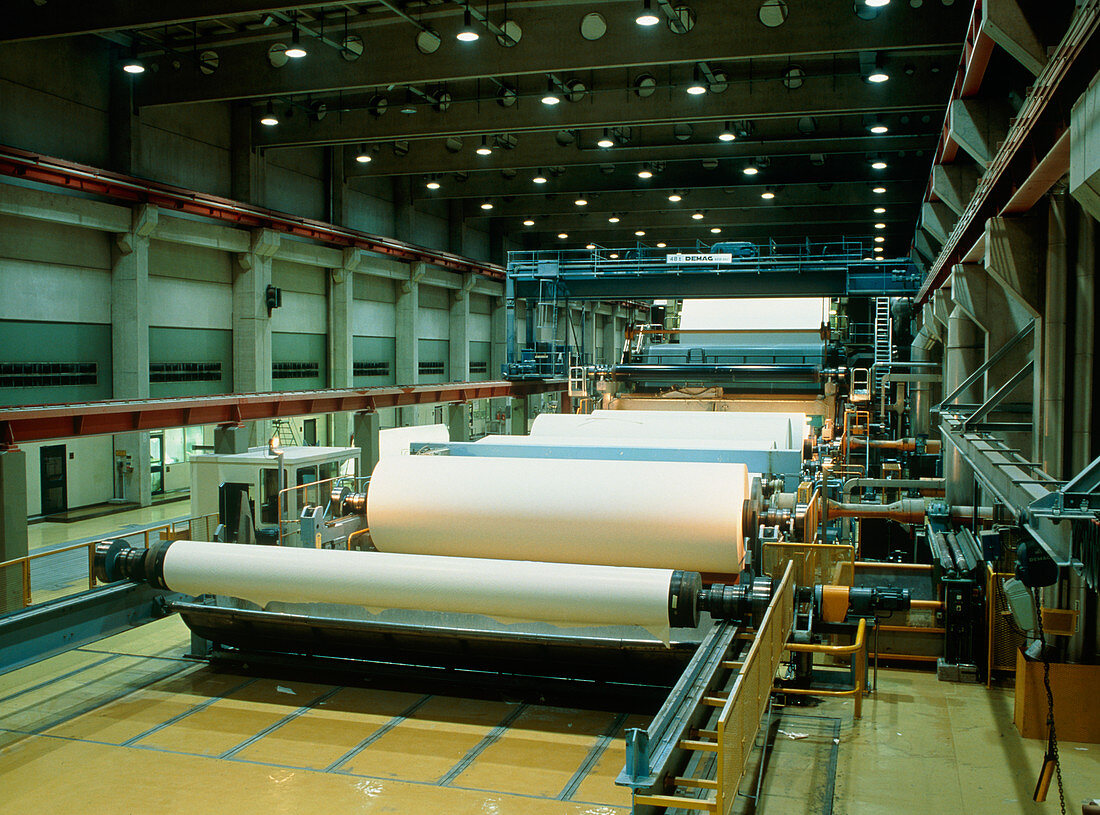 Paper machine for the production of base paper