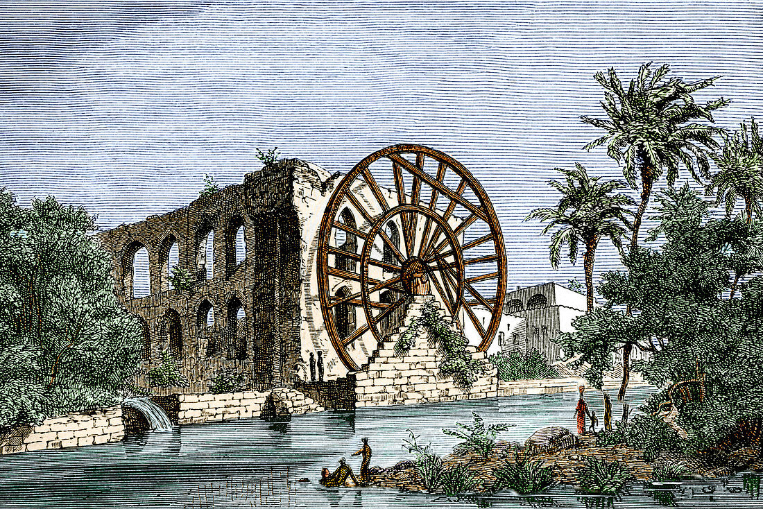 Egyptian water wheel