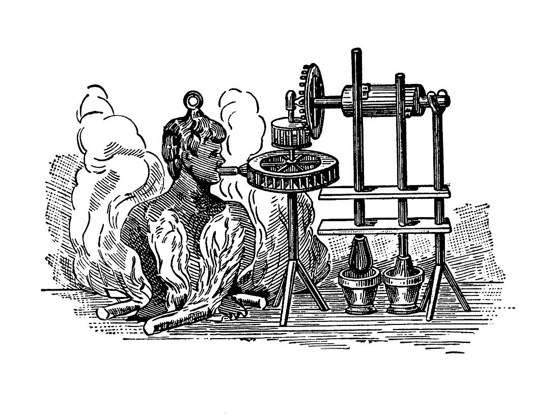 Branca's steam turbine,1629