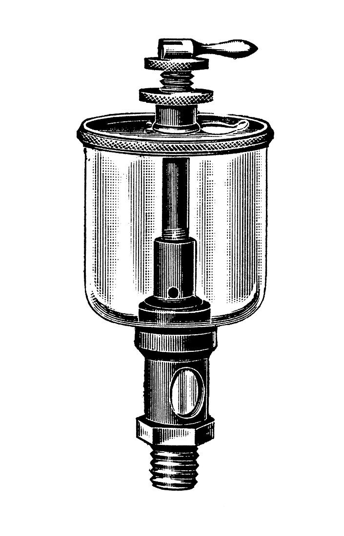 Steam engine lubricator