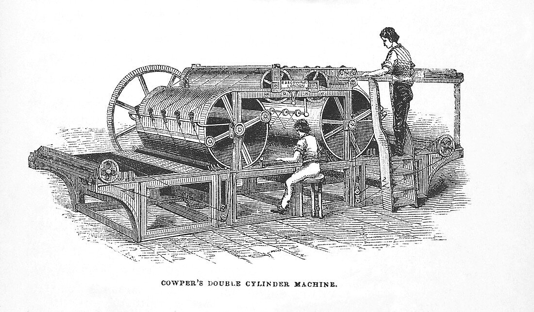 Cowper's printing machine