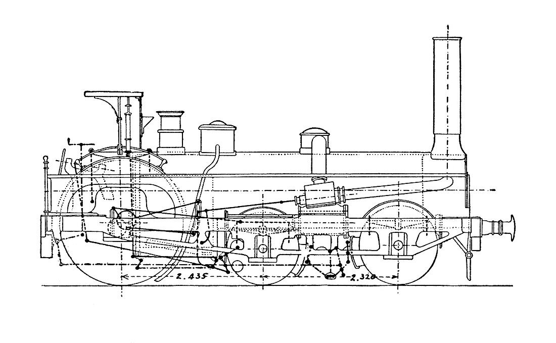 Crompton's steam locomotive