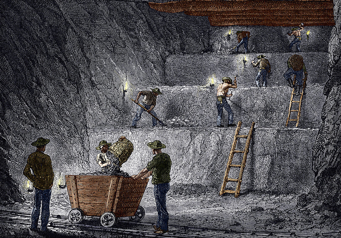 19th-century step mining,Prussia