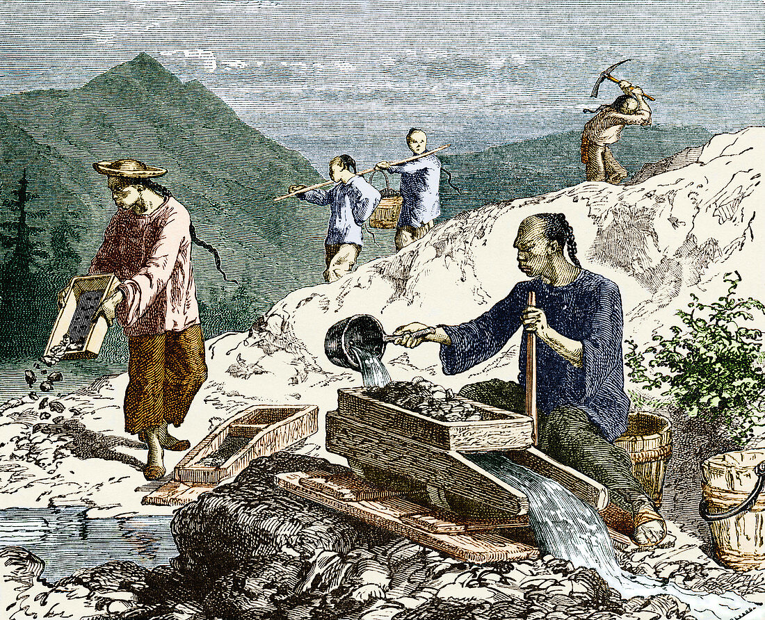 19th-century gold mining,Australia