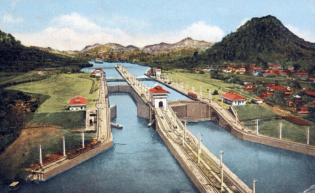 Panama Canal,early 20th century