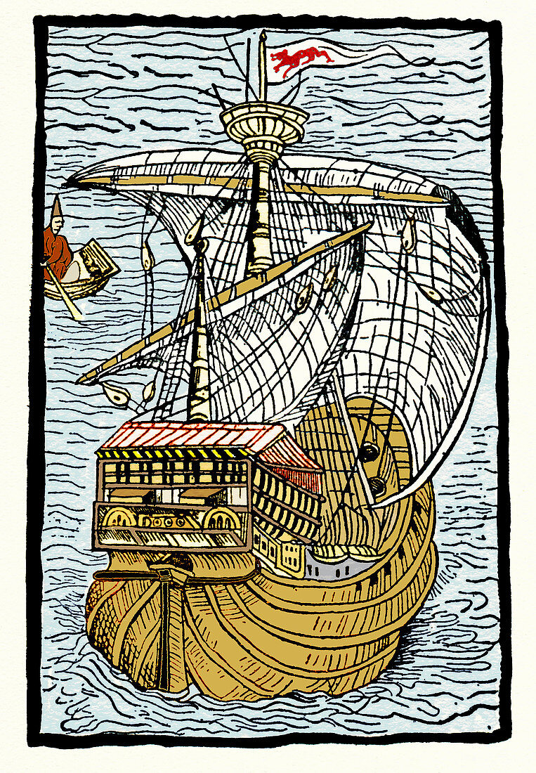 Columbus's ship the Santa Maria