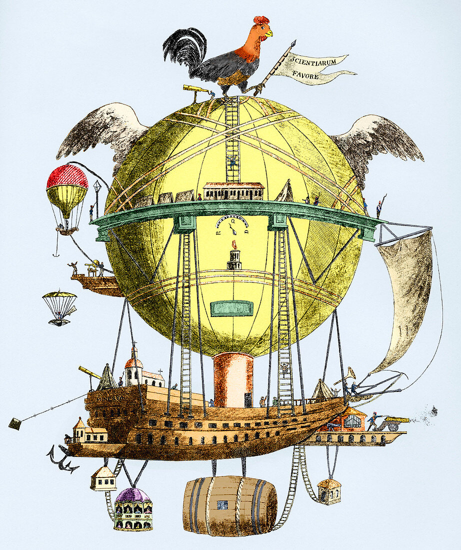 Robertson's Minerve balloon,1804
