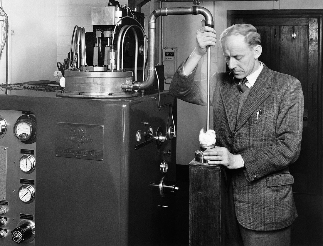 Collins helium cryostat,1953