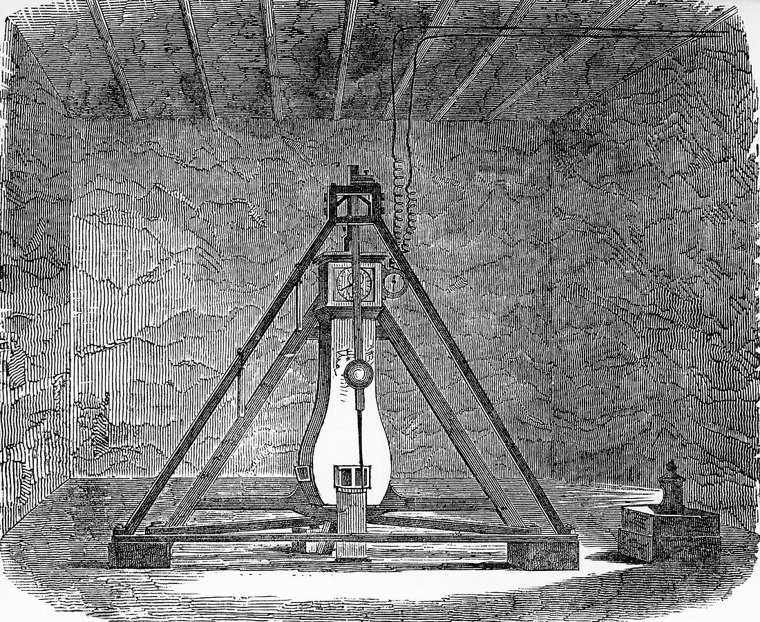 Airy's pendulum experiment,1854
