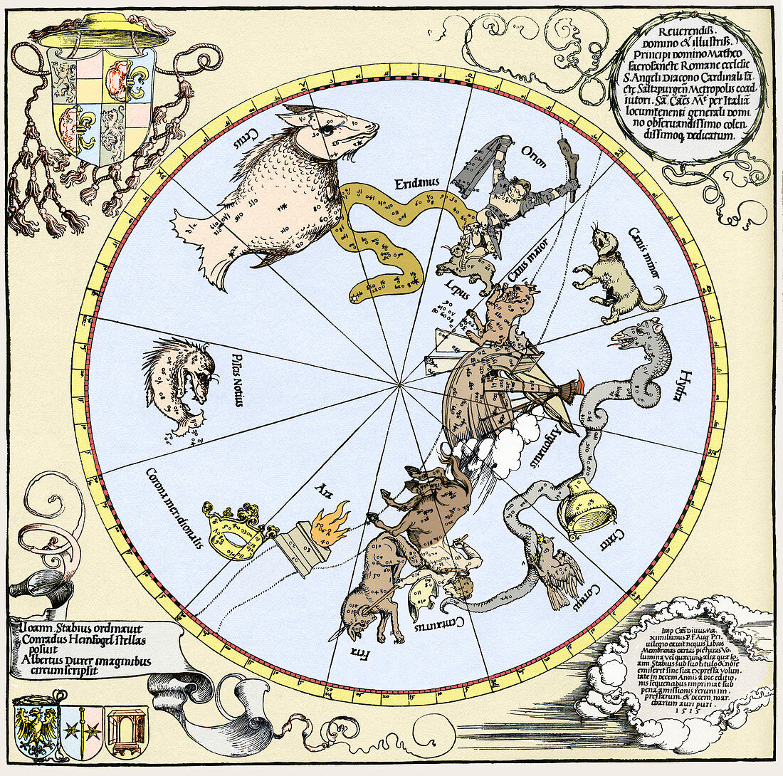 Durer's Celestial Globe,1515