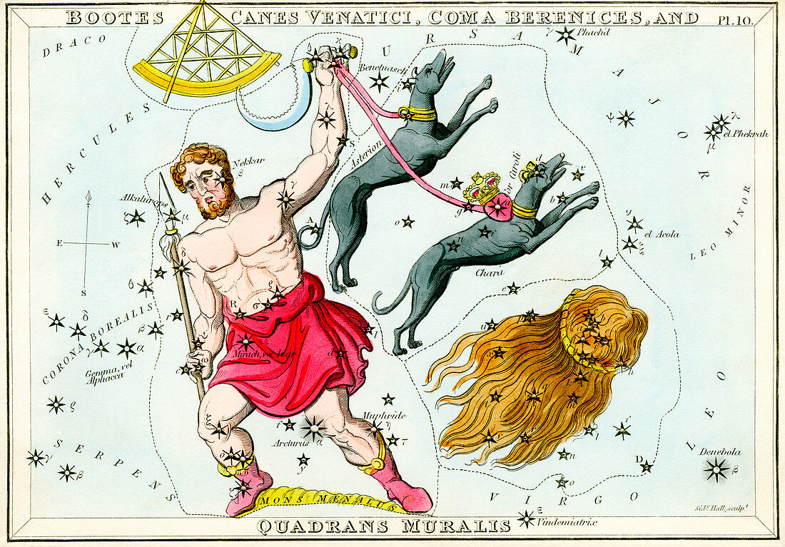Bootes and Canes Venatici constellations