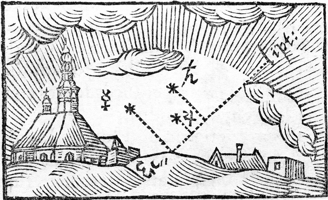 Kepler's planetary conjunction,1603